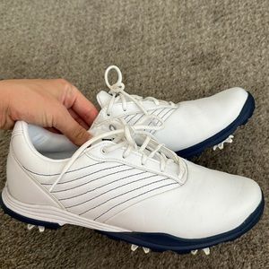 adidas womens golf shoe navy and white 8.5